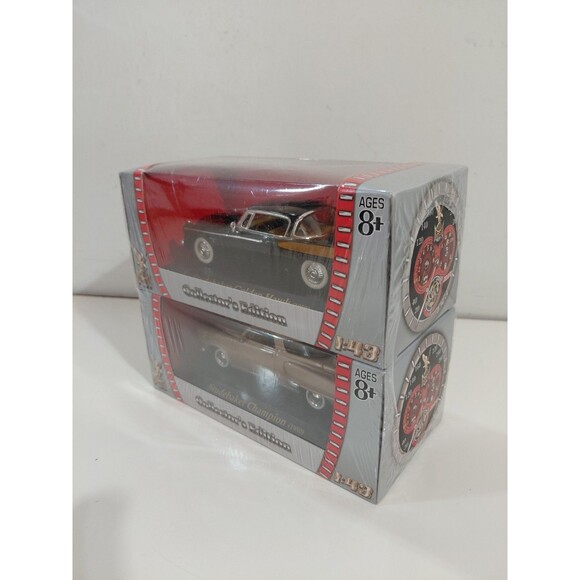 NIP Road Signature 1:43 DieCast Studebaker 2 Pack Golden Hawk & Champion - Picture 3 of 8